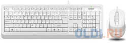 A4Tech A-4Tech Клавиатура + мышь A4 Fstyler F1010 WHITE клав:белый / серый мышь:белый / серый USB [1147556]