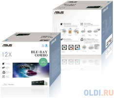 Привод для ПК Blu-ray ASUS BC-12D2HT SATA черный Retail (BC-12D2HT/BLK/G/AS)