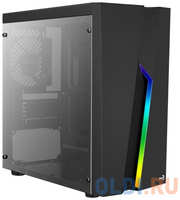 Корпус microATX Aerocool Bolt Mini-G-BK-v1 Без БП чёрный