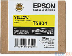 Картридж Epson C13T580400 C13T580400 C13T580400 400стр Желтый (EPT580400)
