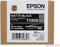 Картридж Epson C13T580800 400стр Черный матовый