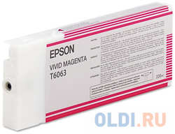 Картридж Epson C13T606300 для Epson Stylus Pro 4880 яркопурпурный 220 мл
