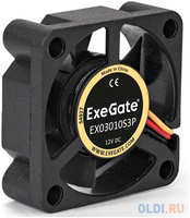Exegate EX281210RUS Вентилятор ExeGate Mirage-S 30x30x10 подшипник скольжения, 8000 RPM, 23, 3pin (ExtraSilent EX03010S3P)