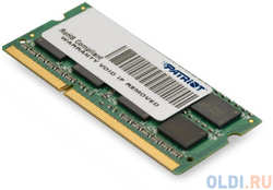 Оперативная память для ноутбука Patriot Signature Line SO-DIMM 4Gb DDR3 1333 MHz PSD34G13332S