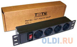 Блок розеток TWT TWT-PDU10-10A4P 4 розетки