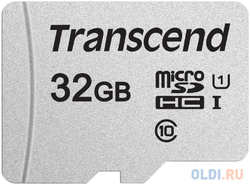 Флеш карта microSDHC 32Gb Class10 Transcend TS32GUSD300S w / o adapter