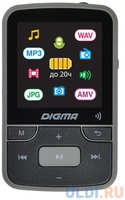 Плеер Hi-Fi Flash Digma Z4 BT 16Gb черный / 1.5″ / FM / microSD / clip [1017070]