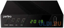 Perfeo DVB-T2 / C приставка ″STREAM-2″ для цифр.TV, Wi-Fi, IPTV, HDMI, 2 USB, DolbyDigital, пульт ДУ