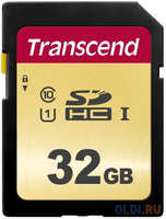 Флеш-накопитель Transcend Карта памяти Transcend 32GB UHS-I U1 SD card MLC (TS32GSDC500S)