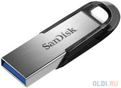 Флешка 256Gb SanDisk CZ73 Ultra Flair USB 3.0 черный серебристый (SDCZ73-256G-G46)