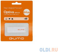 Флешка 64Gb QUMO QM64GUD-OP1-white USB 2.0
