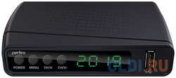Perfeo DVB-T2 / C приставка ″STREAM″ для цифр.TV, Wi-Fi, IPTV, HDMI, 2 USB, DolbyDigital, пульт ДУ (PF_A4351)