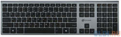 Клавиатура беспроводная Oklick 890S USB серый WT-1901