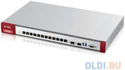 ZYXEL ZyWALL USG FLEX 700, Rack, Firewall 12 configurable (LAN  /  WAN) GE ports, 2xSFP, 2xUSB3.0, AP Controller (8 / 264), Device HA Pro (USGFLEX700-RU0101F)