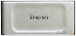 Внешний SSD диск 1.8″ 1 Tb USB Type-C Kingston XS2000 Portable серебристый