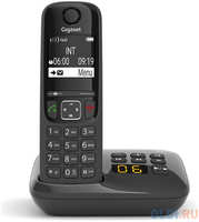 Р / Телефон Dect Gigaset AS690A RUS черный автооветчик АОН (S30852-H2836-S301)