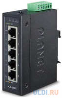 Planet IGS-500T IP30 Compact size 5-Port 10/100/1000T Gigabit Ethernet Switch (-40~75 degrees C)