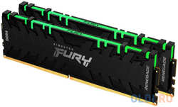 Оперативная память для компьютера Kingston Fury Renegade RGB DIMM 16Gb DDR4 4000 MHz KF440C19RBAK2 / 16