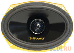 Колонки автомобильные Swat SP-H69 280Вт 90дБ 4Ом 15x23см (6x9дюйм) (ком:2кол.) широкополосные однополосные