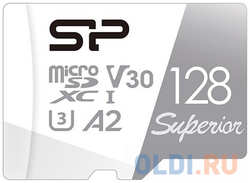 Флеш карта microSD 128GB Silicon Power Superior Pro A2 microSDXC Class 10 UHS-I U3 Colorful 100 / 80 Mb / s (SD адаптер)