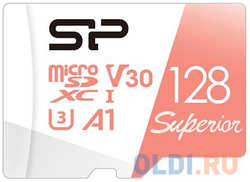 Флеш карта microSD 128GB Silicon Power Superior A1 microSDXC Class 10 UHS-I U3 100/80 Mb/s