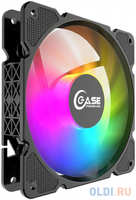 Powercase Вентилятор (M3LED) 5 color LED 120x120x25mm (100шт. / кор, 3pin + Molex, 1150±10% об / мин) Bulk