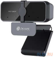 Oklick Камера Web Оклик OK-C21FH черный 2Mpix (1920x1080) USB2.0 с микрофоном