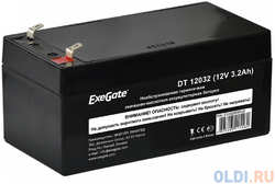 Exegate EX282958RUS Exegate EX282958RUS Аккумуляторная батарея ExeGate DT 12032 (12V 3.2Ah), клеммы F1 (DT 12032 (12V 3.2Ah))