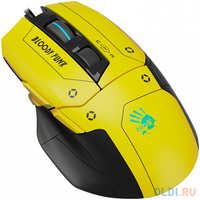 Мышь A4Tech Bloody W70 Max Punk желтый / черный оптическая (10000dpi) USB (11but)