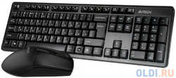 Клавиатура + мышь A4Tech 3330N клав: мышь: USB беспроводная Multimedia