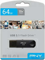 PNY 64GB ATTCLA USB 3.0 BLKTRNBLK (FD64GATTC30KTRK-EF)