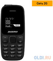 Мобильный телефон Digma A106 Linx 32Mb черный моноблок 1Sim 1.44″ 98x68 GSM900 / 1800 (LT1065PM)