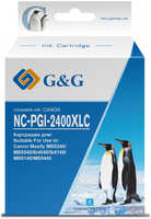 Картридж струйный G&G NC-PGI-2400XLC PGI-2400XL С голубой (20.4мл) для Canon MAXIFY iB4040 /  МВ5040 /  МВ5340