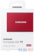 Внешний SSD диск 1.8″ 500 Gb USB 3.1 Type-C Samsung T7 (MU-PC500R/WW)