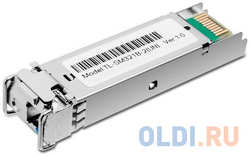 TP-Link 1000Base-BX WDM Bi-Directional SFP module, TX: 1310 nm and RX: 1550 nm, 1 LC Simplex port , up to 2 km transmission distance in 9 / 125 ?m SMF (Single-M (TL-SM321B-2)