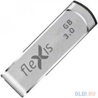 Флешка 128Gb Flexis RS-105U USB 3.1 серебристый (FUB30128RS-105U)