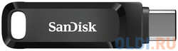 Флеш Диск Sandisk 256Gb Ultra Dual Drive Go SDDDC3-256G-G46 USB3.1 черный