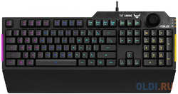 Клавиатура ASUS TUF Gaming K1 Black USB (90MP01X0-BKRA00)