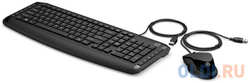 Клавиатура + мышь HP Pavilion KeyboardandMouse200 клав:черный мышь:черный USB (9DF28AA)