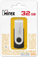 Флеш накопитель 32GB Mirex Swivel, USB 2.0, Черный (13600-FMURUS32)