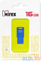 Флеш накопитель 16GB Mirex Mario, USB 2.0, Голубой (13600-FMUMAB16)