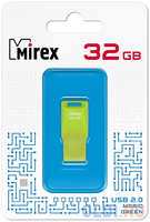 Флеш накопитель 32GB Mirex Mario, USB 2.0, Зеленый