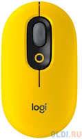 Мышь беспроводная Logitech POP Mouse Blast жёлтый USB + Bluetooth 910-006546