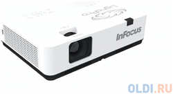 Проектор INFOCUS [IN1034] 3LCD, 4800 lm, XGA, 1.481.78:1, 50000:1, (Full 3D), 16W, 3.5mm in,Composite video,Component,VGA IN х2, HDMI IN, Audio in(RCA
