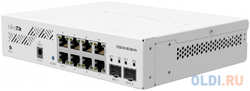 MikroTik Cloud Smart Switch 610-8G-2S+IN with 8 x Gigabit ports, 2 x SFP+ cages, SwOS, desktop case, PSU (CSS610-8G-2S+IN)