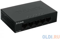 Коммутатор D-Link DGS-1005D/J2A 5G неуправляемый