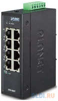 Planet IP30 Compact size 8-Port 10/100TX Fast Ethernet Switch (-40~75 degrees C)