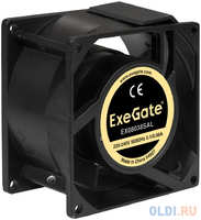 Exegate EX289001RUS Вентилятор 220В ExeGate EX08038SAL (80x80x38 мм, Sleeve bearing (подшипник скольжения), подводящий провод 30 см, 2400RPM, 36dBA)