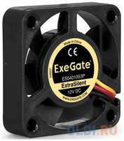 Exegate EX283364RUS Вентилятор ExeGate ExtraSilent ES04010S3P, 40x40x10 мм, подшипник скольжения, 3pin, 5000RPM, 24dBA