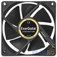 Exegate EX283378RUS Вентилятор ExeGate E08025B4P-PWM, 80x80x25 мм, двойной шарикоподшипник, 4pin, PWM, 22dBA (EX08025B4P-PWM)